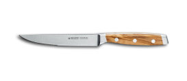FIRST CLASS WOOD Steakmesser, 12cm mit Sägeschliff 