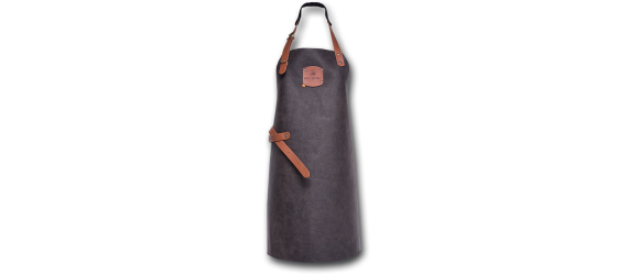 Barbecue leather apron choco 