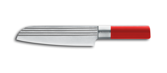 Absolute ML LINES Santoku knife 7,5" RED 