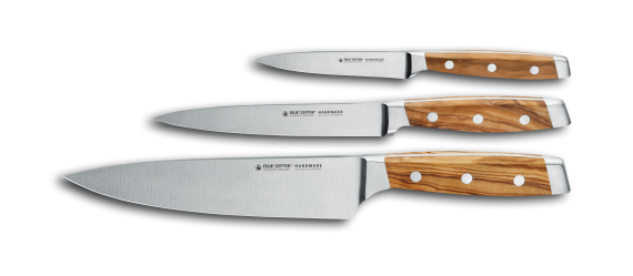 FIRST CLASS WOOD Knife set, 3 piece 