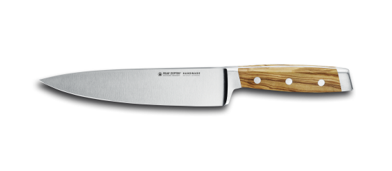 FIRST CLASS WOOD Kochmesser, 21cm mit Fingerschutz 