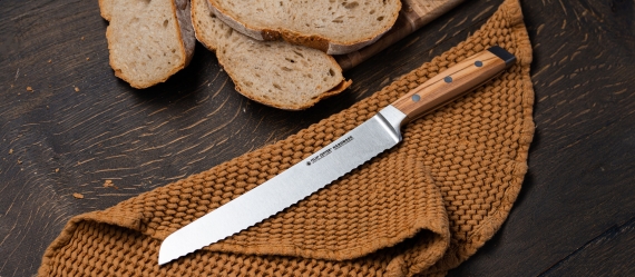 FIRST CLASS WOOD Bread knife, 8,5" 