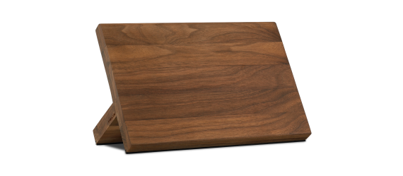 Magnetic Knife stand, solid walnut 
