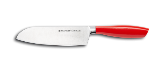 SIZE S RED Santoku knife 6,5" 