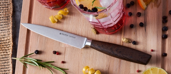 SIZE S SMOKED OAK Paring knife 4,5" 