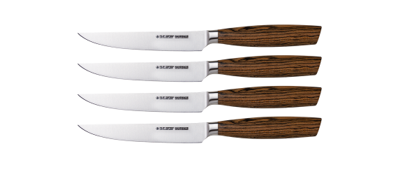 SIZE S BOCOTE Steakmesser Set, 4-teilig ohne Säge 