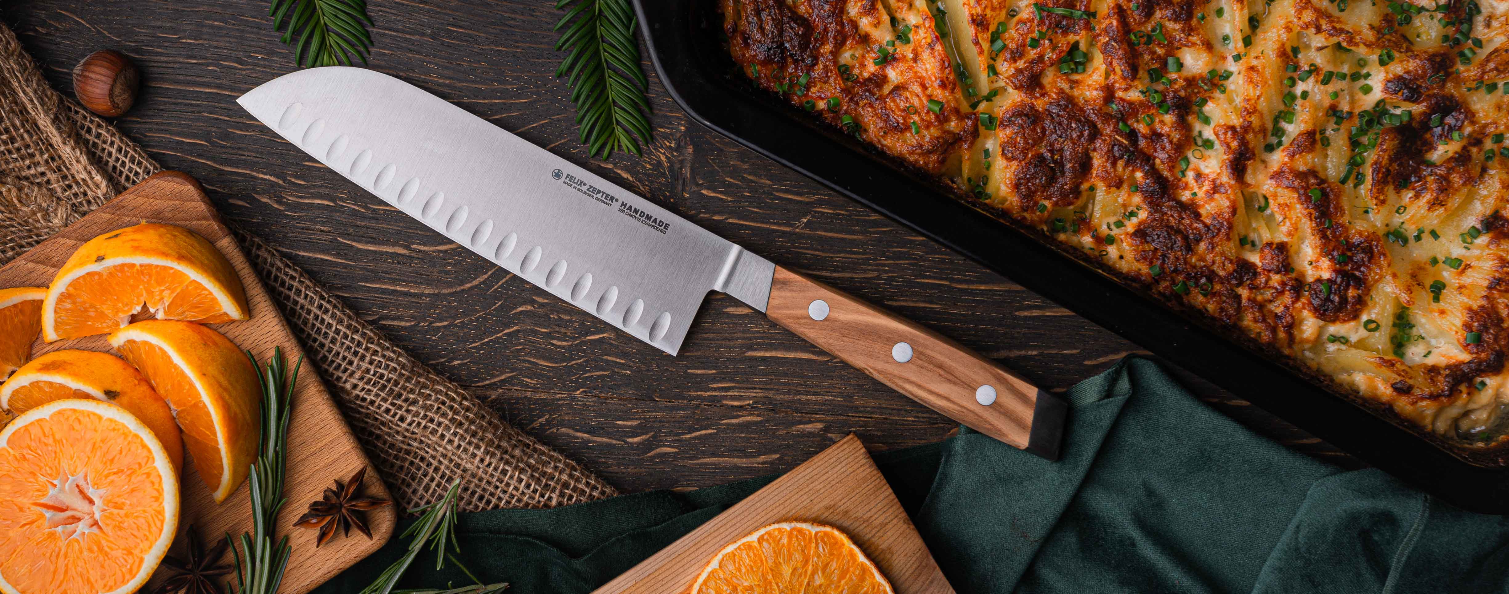 Banner First Class Wood Santoku