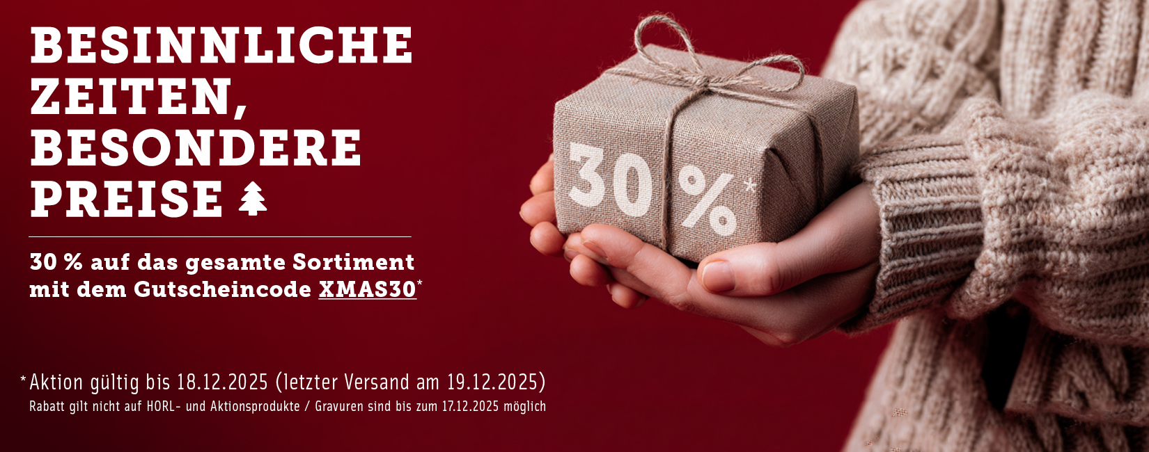 Aktion Vorweihnachtszeit 2025